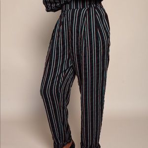 Ace & Jig Lottie pants in skydive print sz small